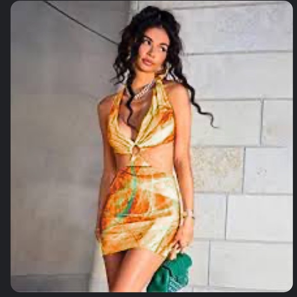 Farai London Original “Gaia” cut out mini dress Size Small - Picture 2 of 5